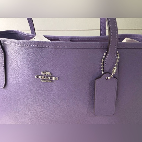 Coach Light Violet Tote Bag, NWT! - Picture 3 of 9